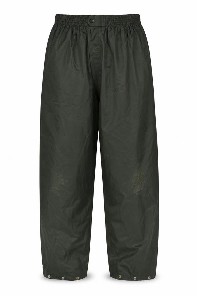 Mens UK Size L Harvey James Regular Fit Rain Trousers Green Trousers