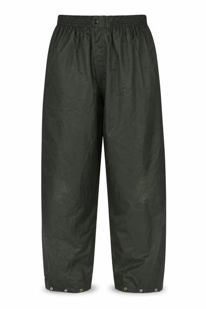 Mens UK Size L Harvey James Regular Fit Rain Trousers Green Trousers