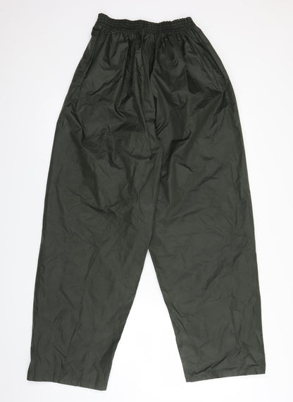 Harvey James Mens Green   Rain Trousers Trousers Size L L30 in