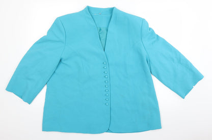 EWM Womens Black   Jacket Blazer Size 20