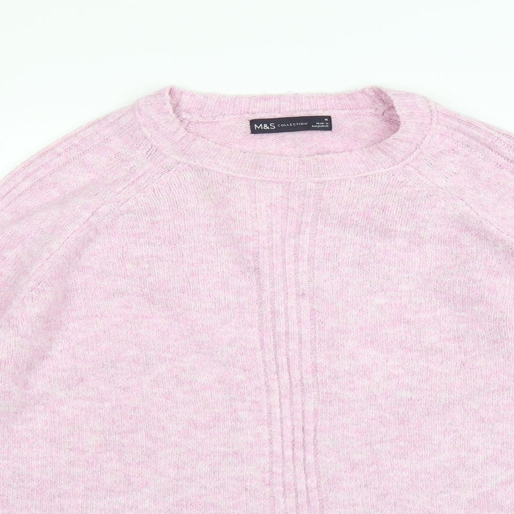 Marks and Spencer Womens Pink  Knit Pullover Jumper Size M