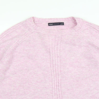 Marks and Spencer Womens Pink  Knit Pullover Jumper Size M