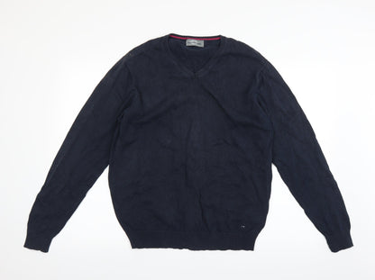 Peter Gribby Mens Blue   Pullover Jumper Size M