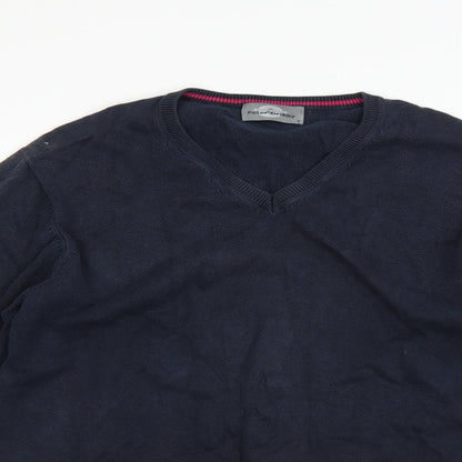 Peter Gribby Mens Blue   Pullover Jumper Size M