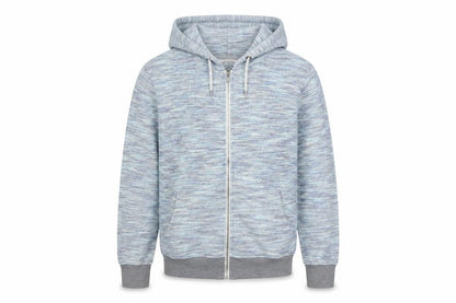 Mens UK Size M Cedar Wood State Blue Full Zip Hoodie