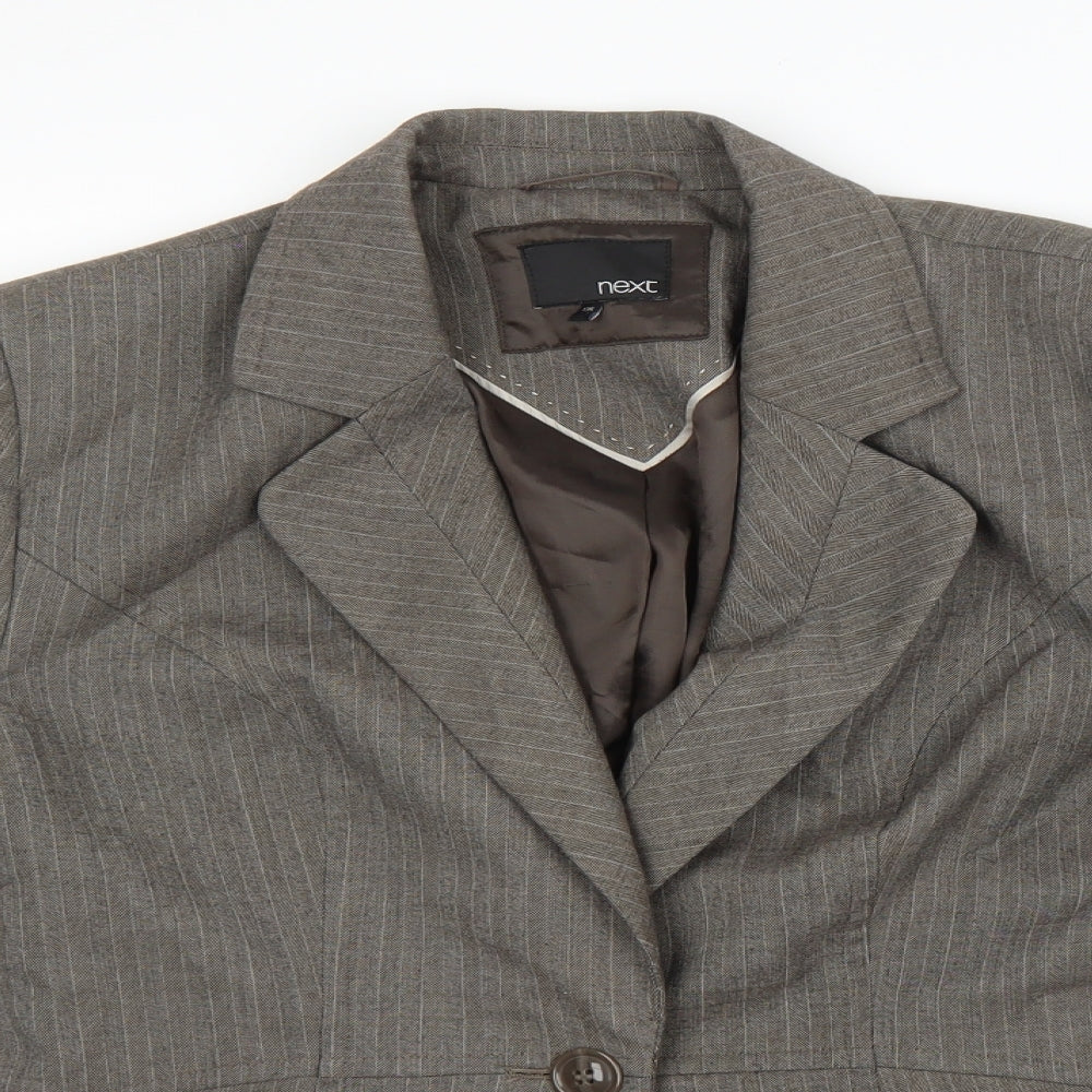 NEXT Womens Brown   Jacket Suit Jacket Size 12