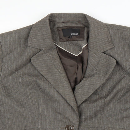 NEXT Womens Brown   Jacket Suit Jacket Size 12