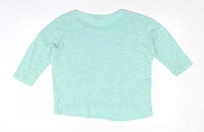 Milla Womens Green   Pullover Jumper Size L