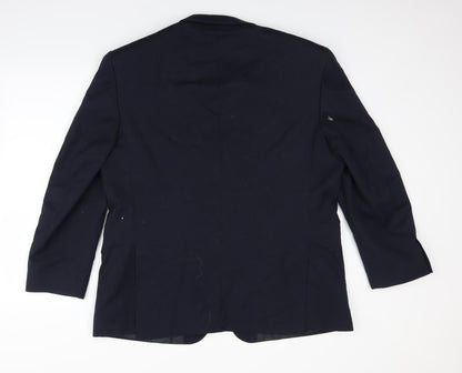 Mens UK Size 44 Burton Regular Blue Suit Jacket