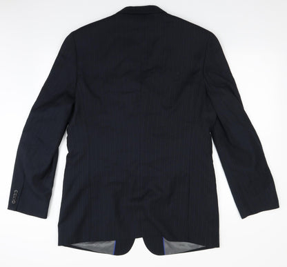 Mens UK Size 42 BHS Regular Blue Suit Jacket