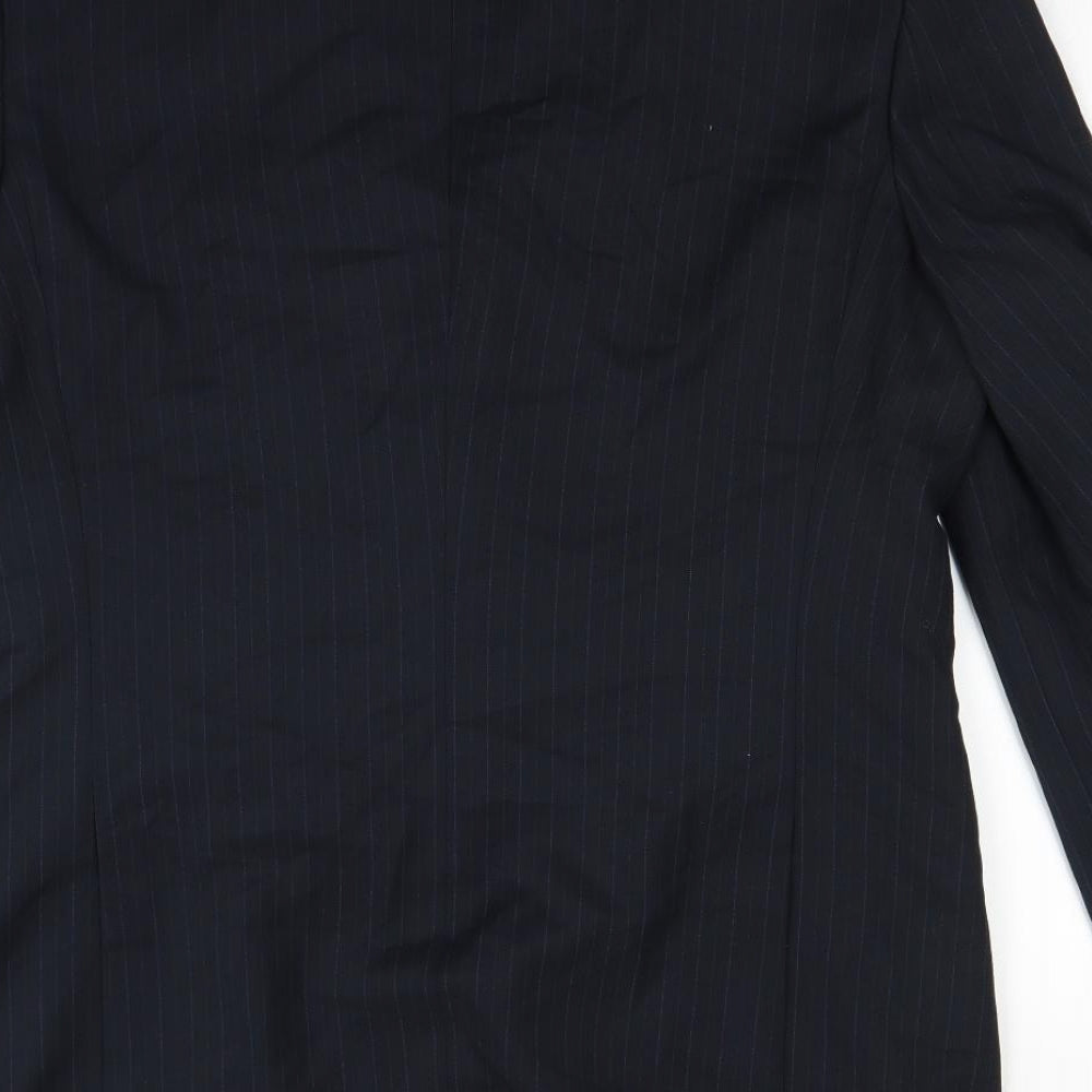Mens UK Size 42 BHS Regular Blue Suit Jacket