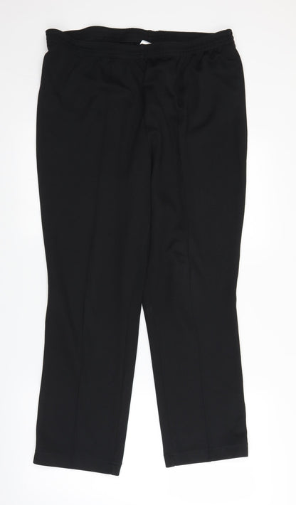 Womens UK Size 29 in Damart Regular Fit  Black Trousers