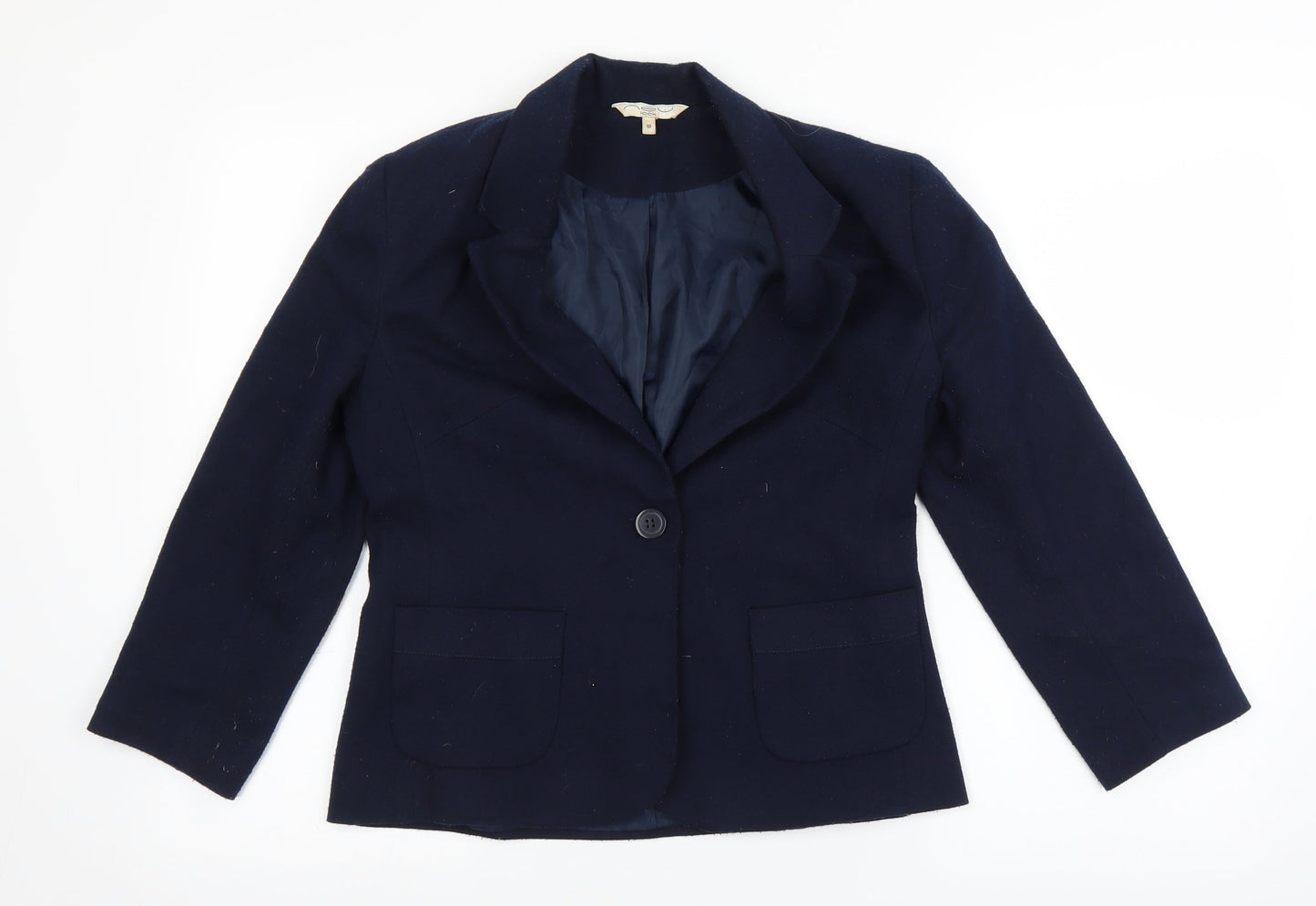 New Look Womens Blue   Jacket Blazer Size 10
