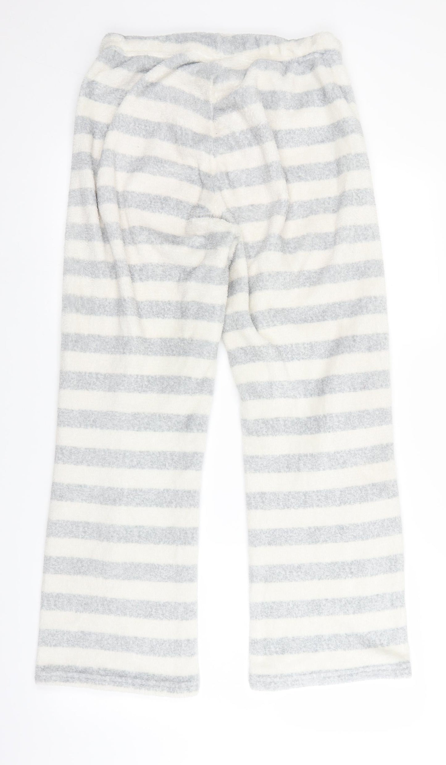 Primark Womens Grey Striped  Trousers  Size 10 L23 in