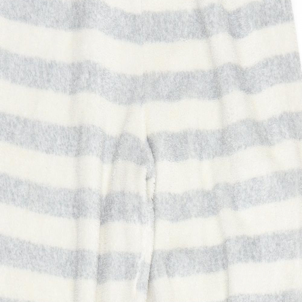 Primark Womens Grey Striped  Trousers  Size 10 L23 in