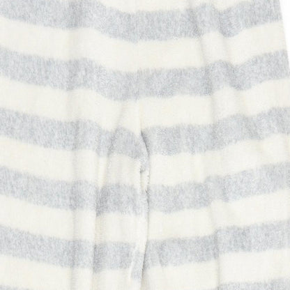 Primark Womens Grey Striped  Trousers  Size 10 L23 in