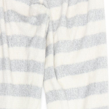 Primark Womens Grey Striped  Trousers  Size 10 L23 in