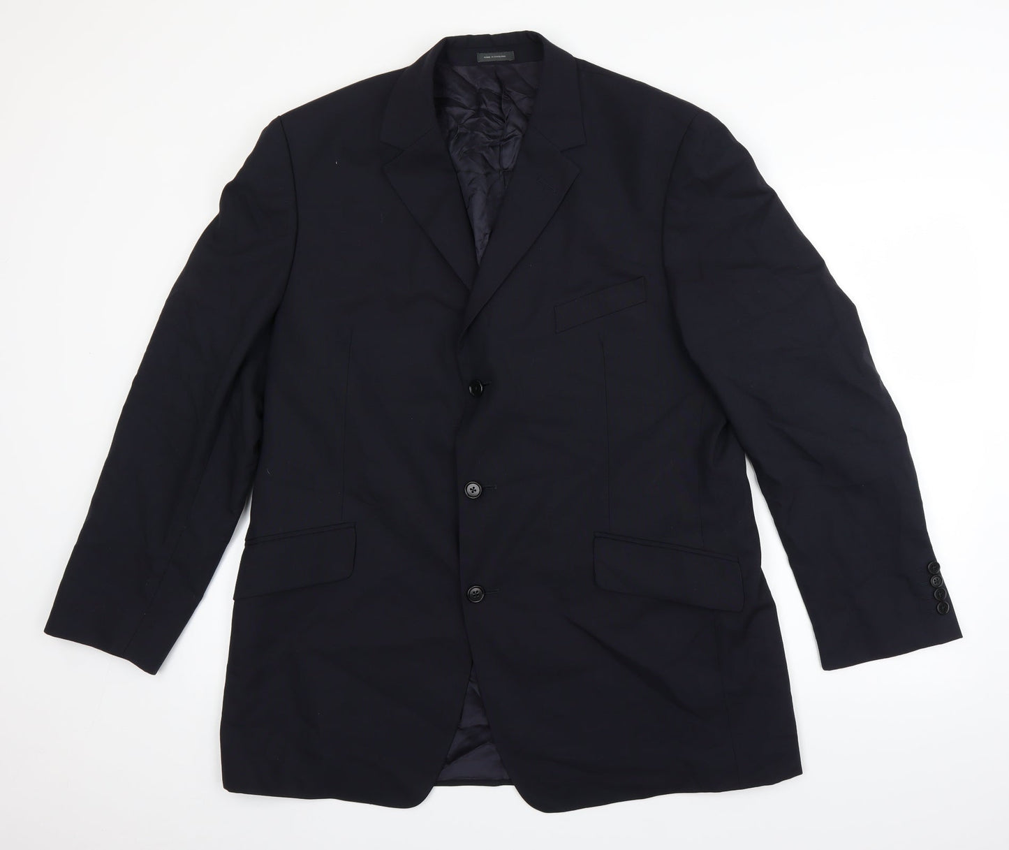 Mens UK Size 44 Preworn Regular Blue Suit Jacket