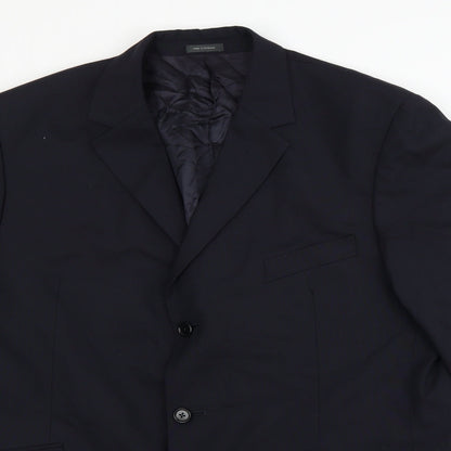 Mens UK Size 44 Preworn Regular Blue Suit Jacket