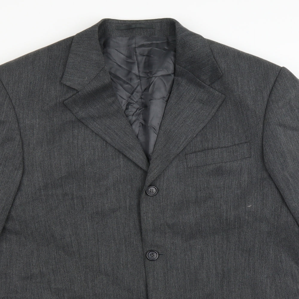 Mens UK Size 40 Copperstone Regular Grey Suit Jacket