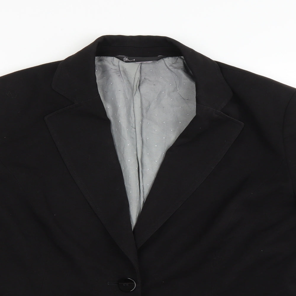 BHS Womens Black   Jacket Blazer Size 12