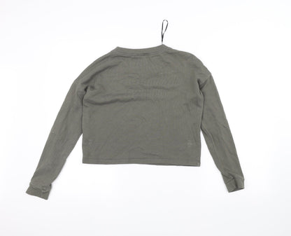 H&M Girls Green   Pullover Jumper Size 11-12 Years