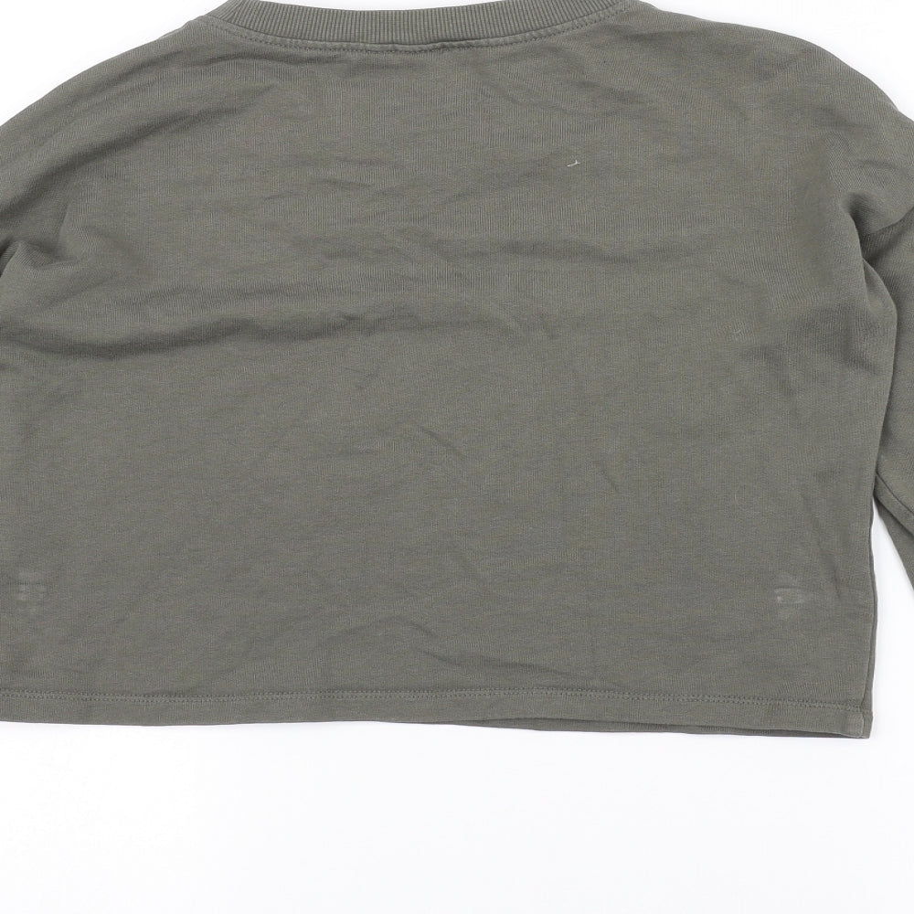 H&M Girls Green   Pullover Jumper Size 11-12 Years