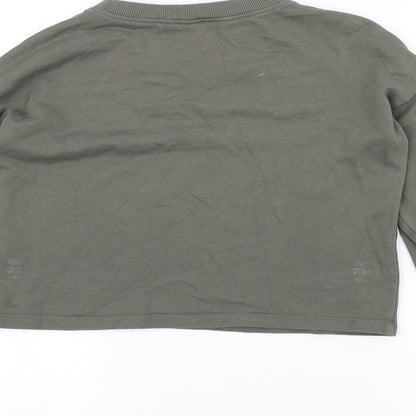 H&M Girls Green   Pullover Jumper Size 11-12 Years