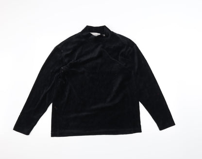 Karen Scott Womens Black   Pullover Jumper Size S