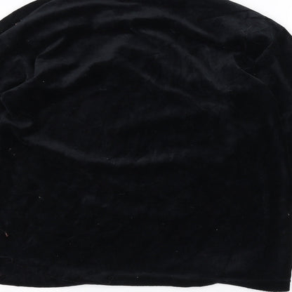 Karen Scott Womens Black   Pullover Jumper Size S