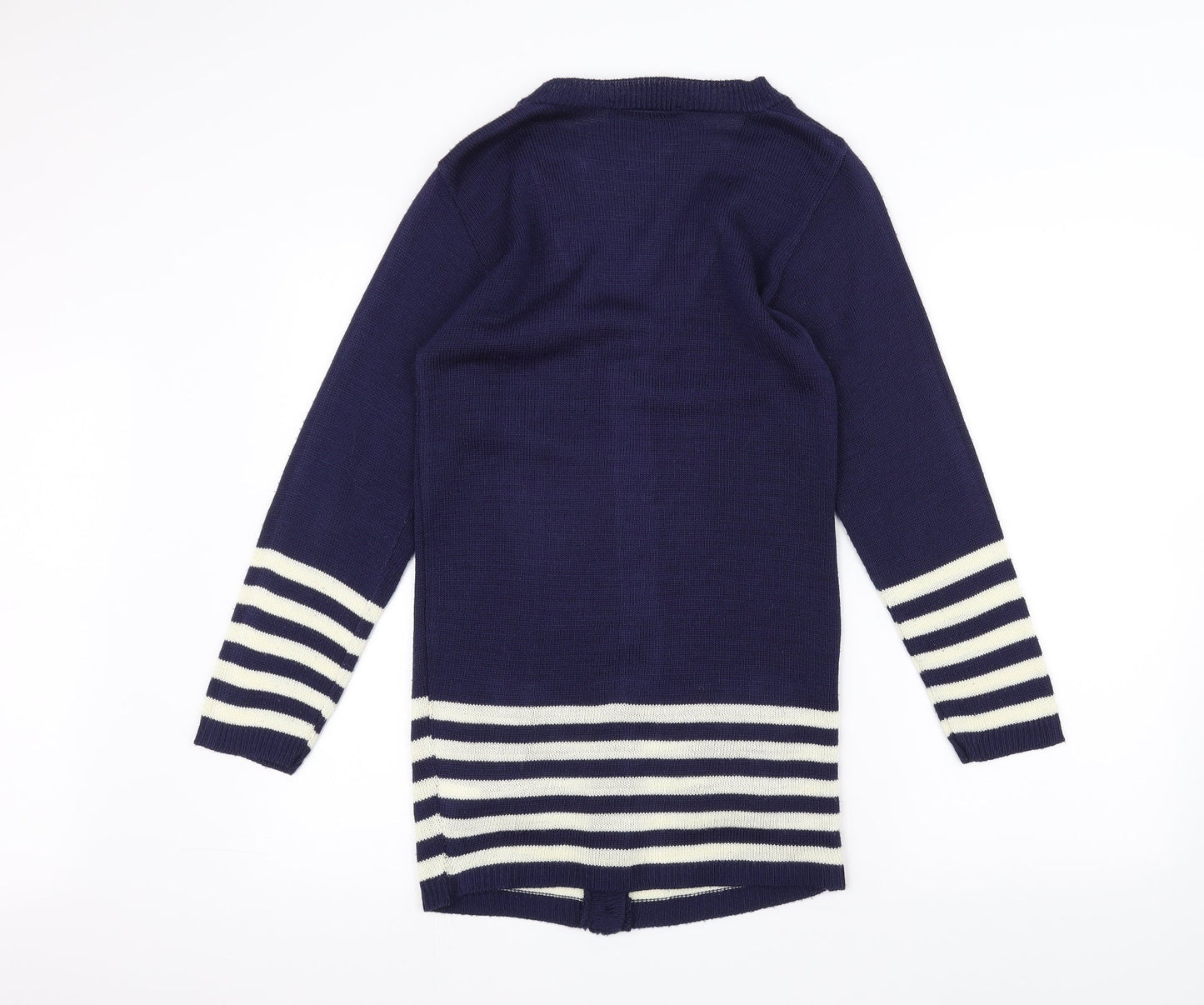 QED London Womens Blue   Cardigan Jumper Size 8