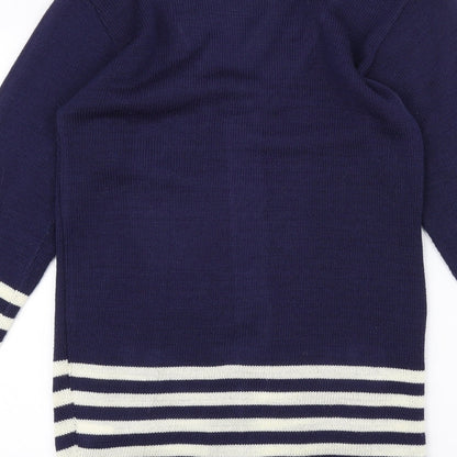 QED London Womens Blue   Cardigan Jumper Size 8