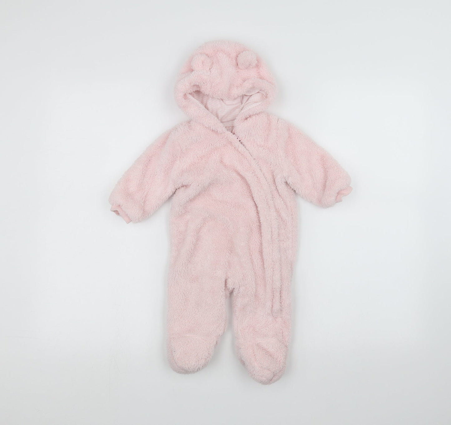 F&F Baby Pink Solid  Babydoll One Piece Size 3-6 Months