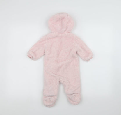 F&F Baby Pink Solid  Babydoll One Piece Size 3-6 Months