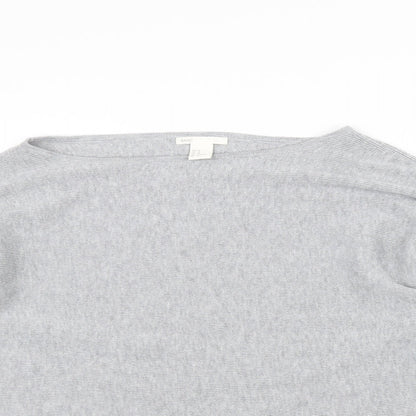 H&M Womens Grey   Pullover Jumper Size M