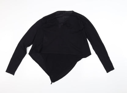 Preworn Womens Black   Cardigan Jumper Size S