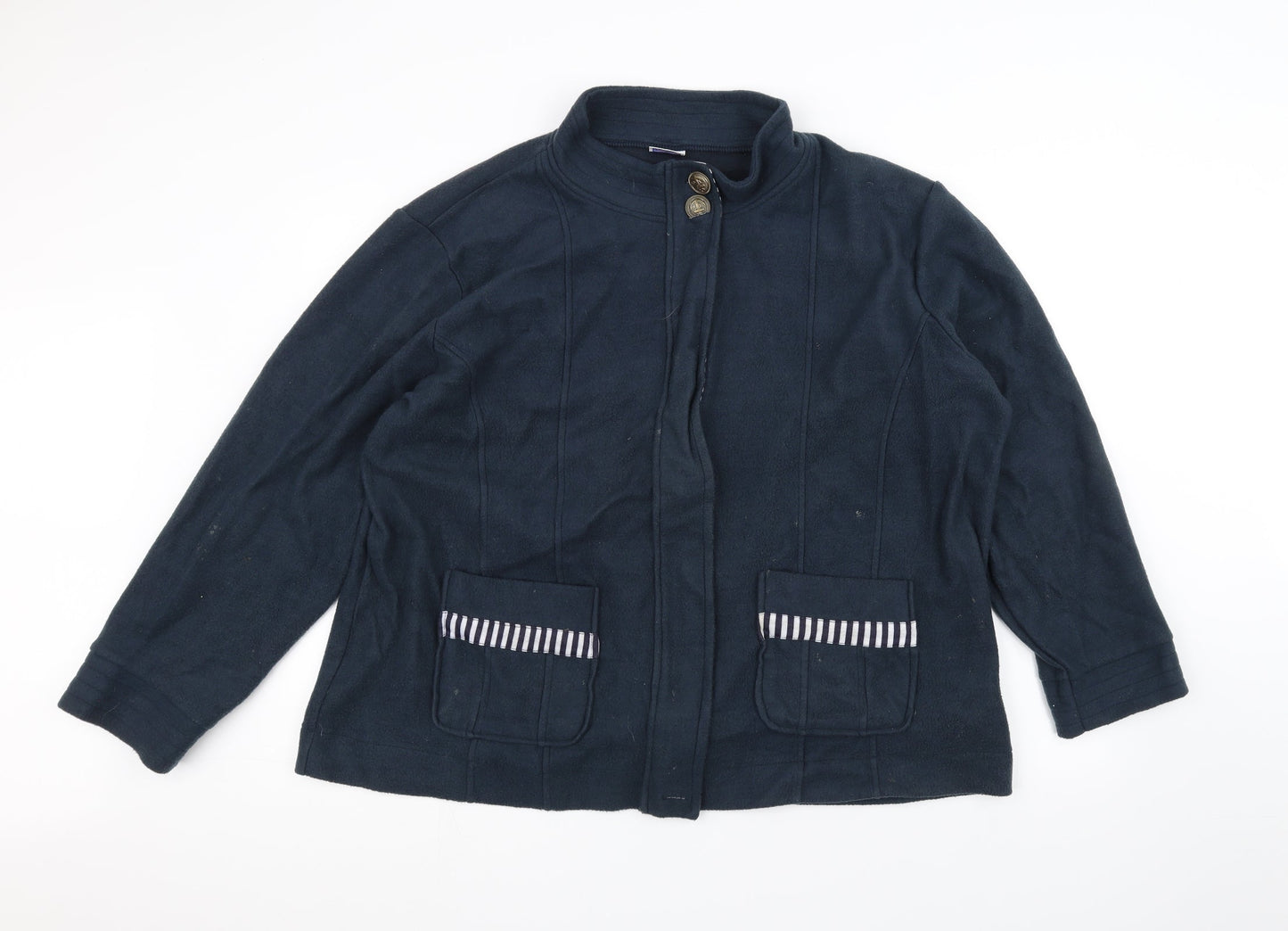 Womens UK Size XL Anne De Lancay Blue Jacket
