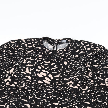 Womens UK Size 18 M&Co Black Basic T-Shirt