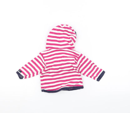 Little Shrimp Baby Pink Striped  Jacket  Size 3-6 Months