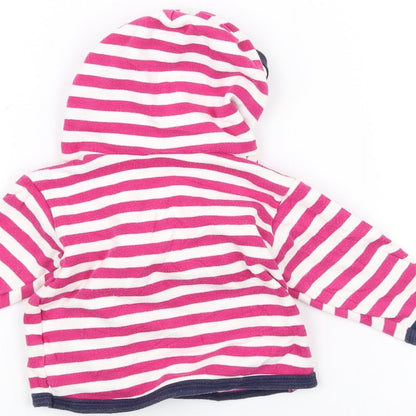 Little Shrimp Baby Pink Striped  Jacket  Size 3-6 Months