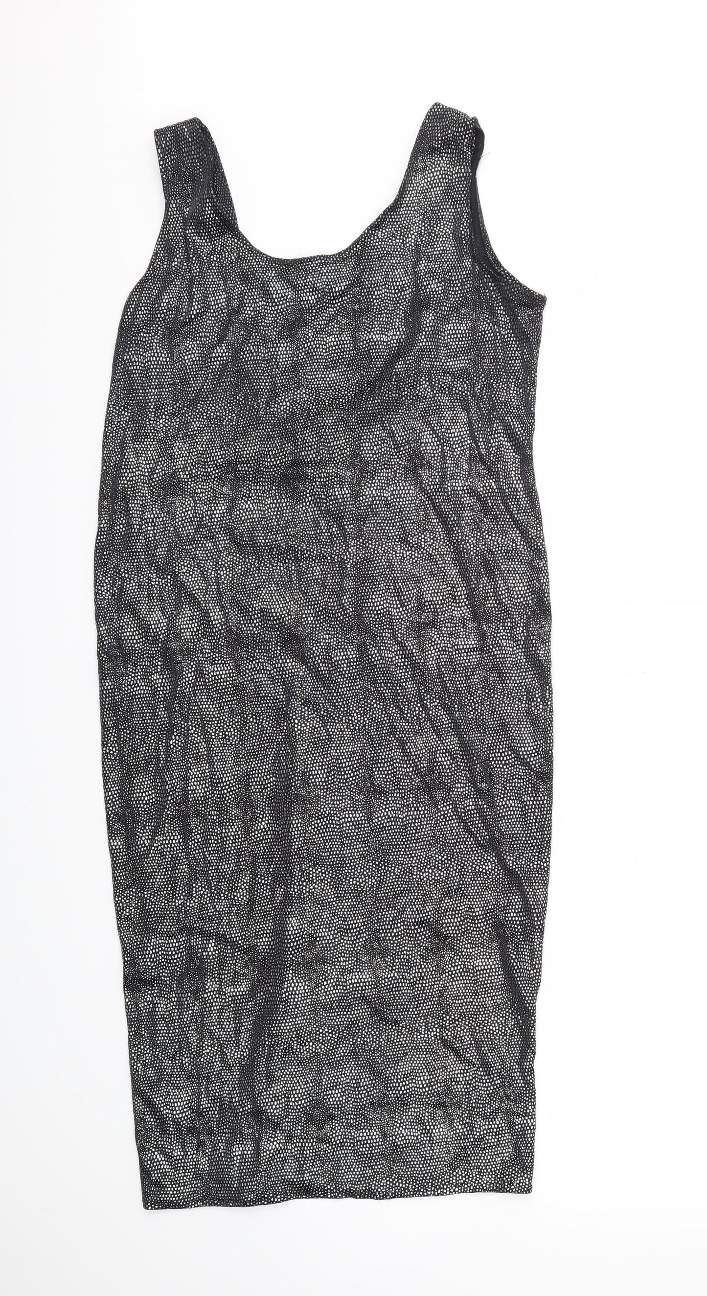 kness Womens Black   Tank Dress  Size 12