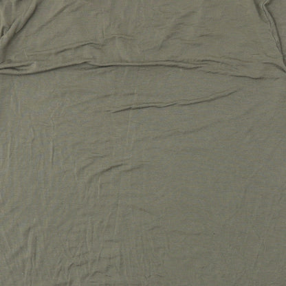 Boohoo Womens Green   Basic T-Shirt Size 16