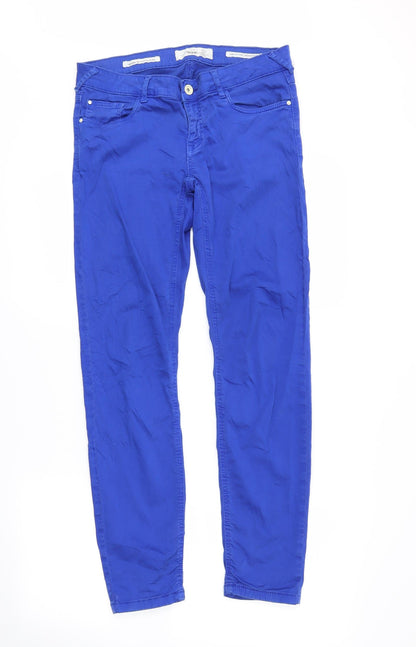 Preworn Womens Blue  Denim Skinny Jeans Size 30 in L26 in