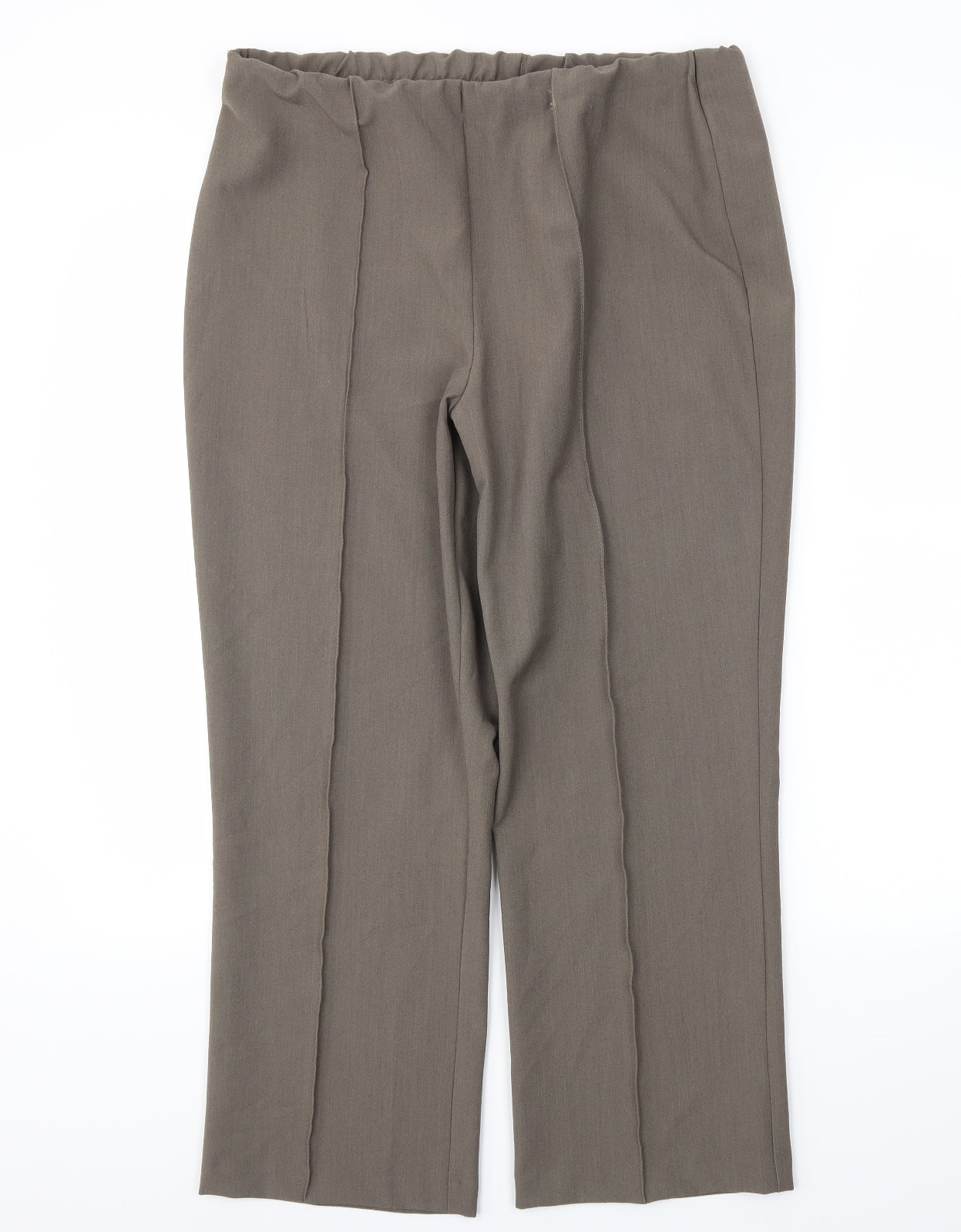 Womens UK Size 12 BM Regular Fit  Brown Trousers