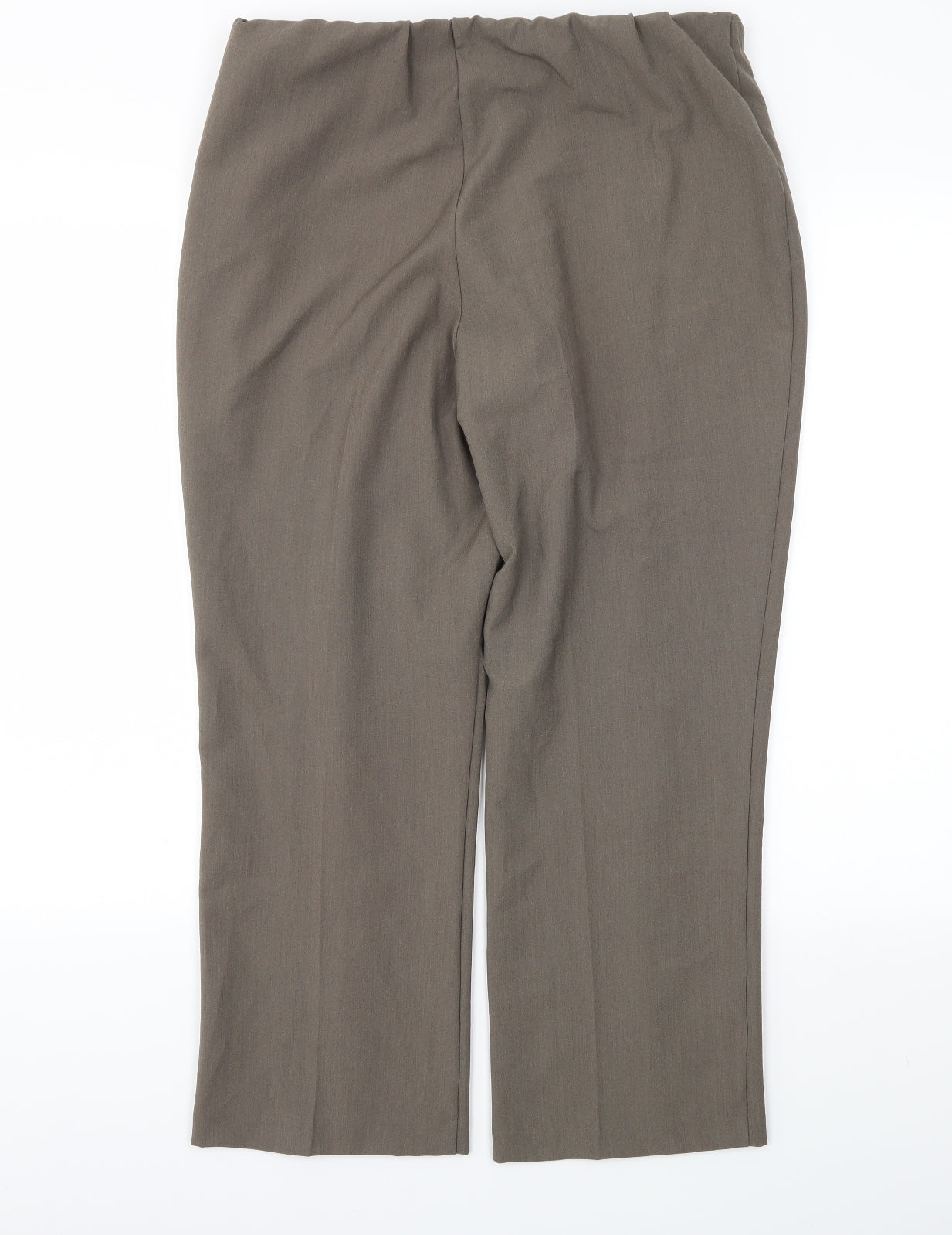 Womens UK Size 12 BM Regular Fit  Brown Trousers