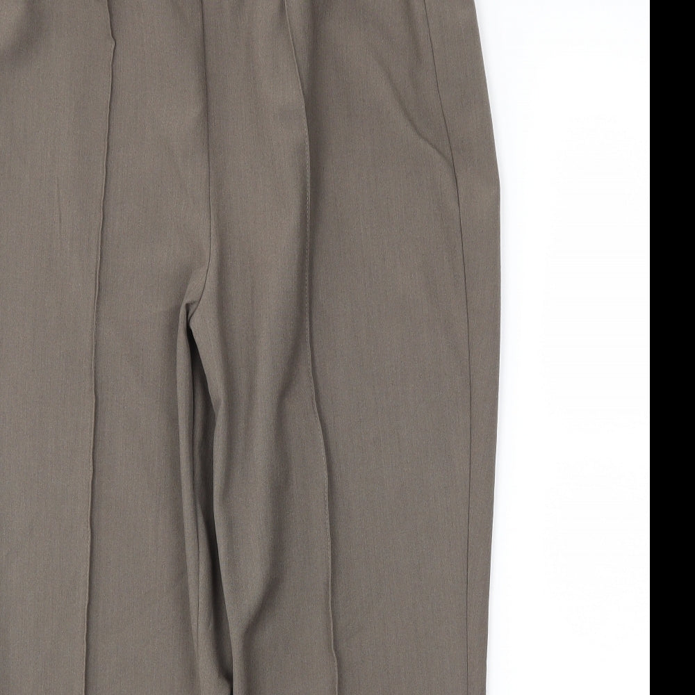 Womens UK Size 12 BM Regular Fit  Brown Trousers