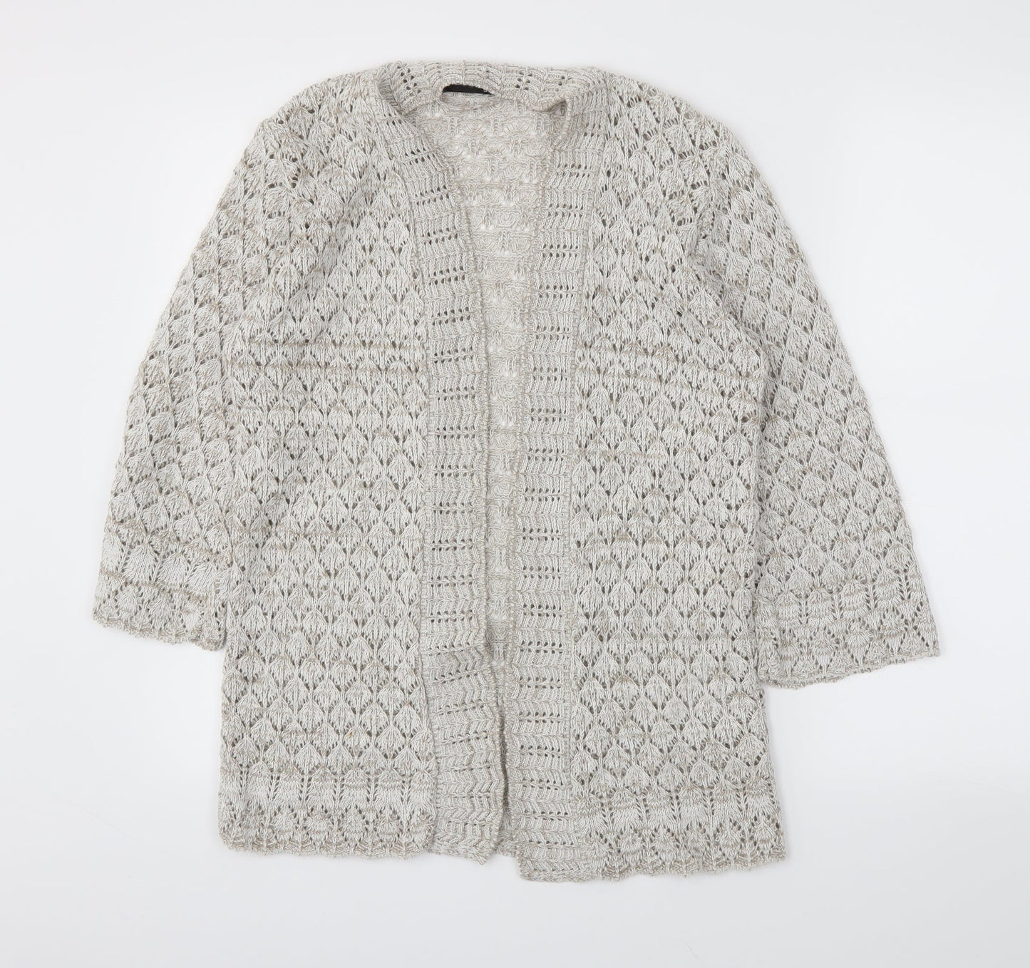 Chick Womens Beige   Cardigan Jumper Size S
