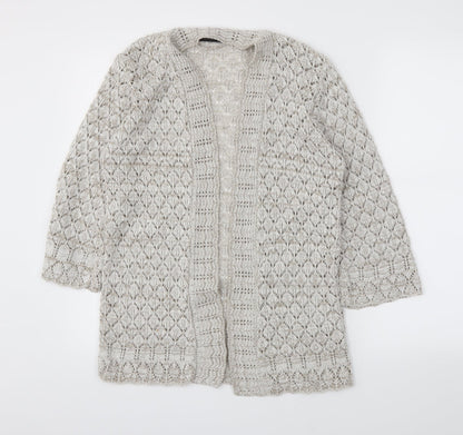 Chick Womens Beige   Cardigan Jumper Size S