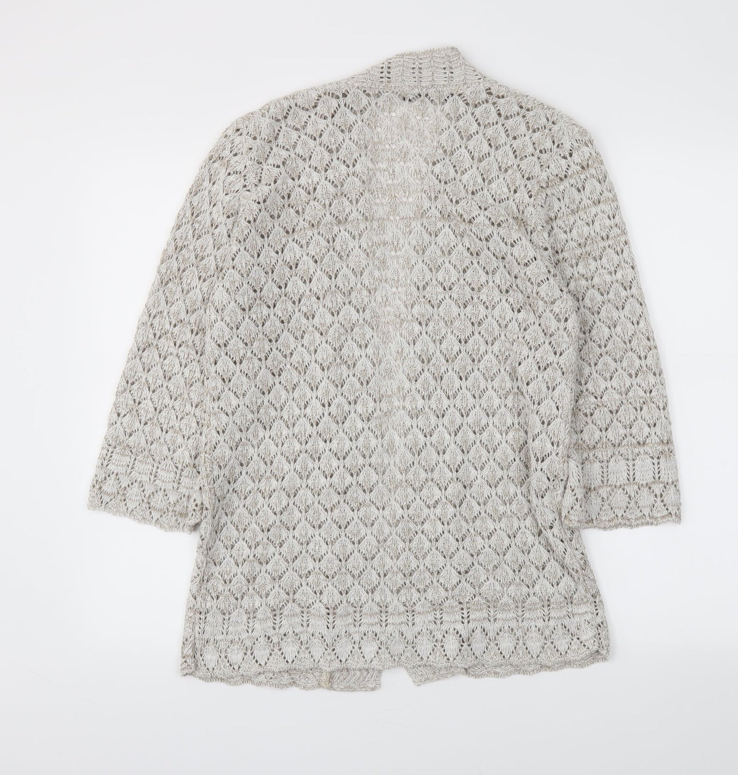 Chick Womens Beige   Cardigan Jumper Size S