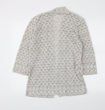 Chick Womens Beige   Cardigan Jumper Size S